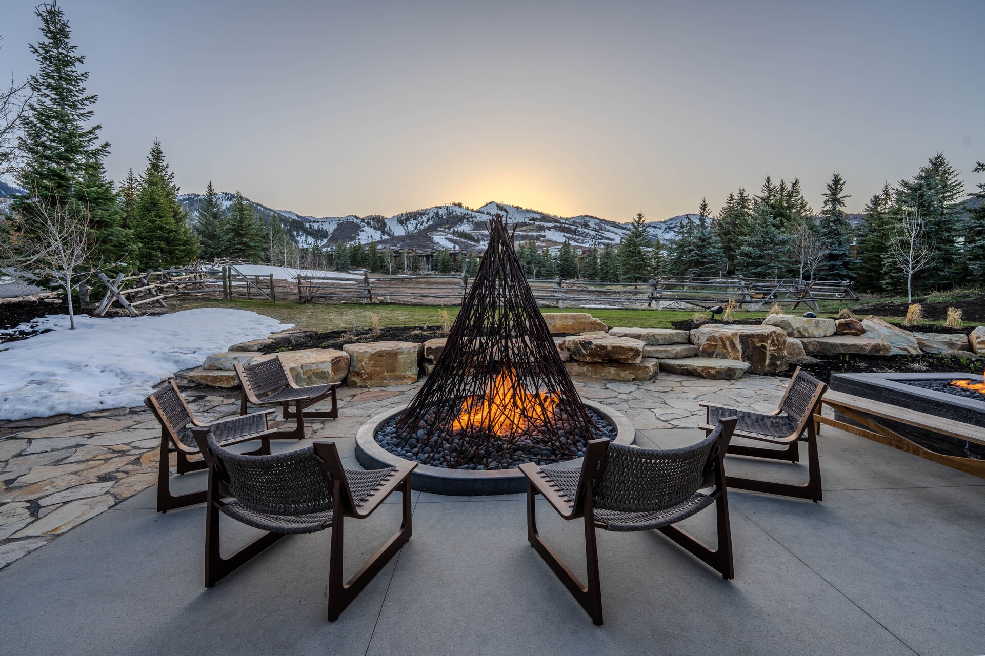 On 12 acres with mountain views