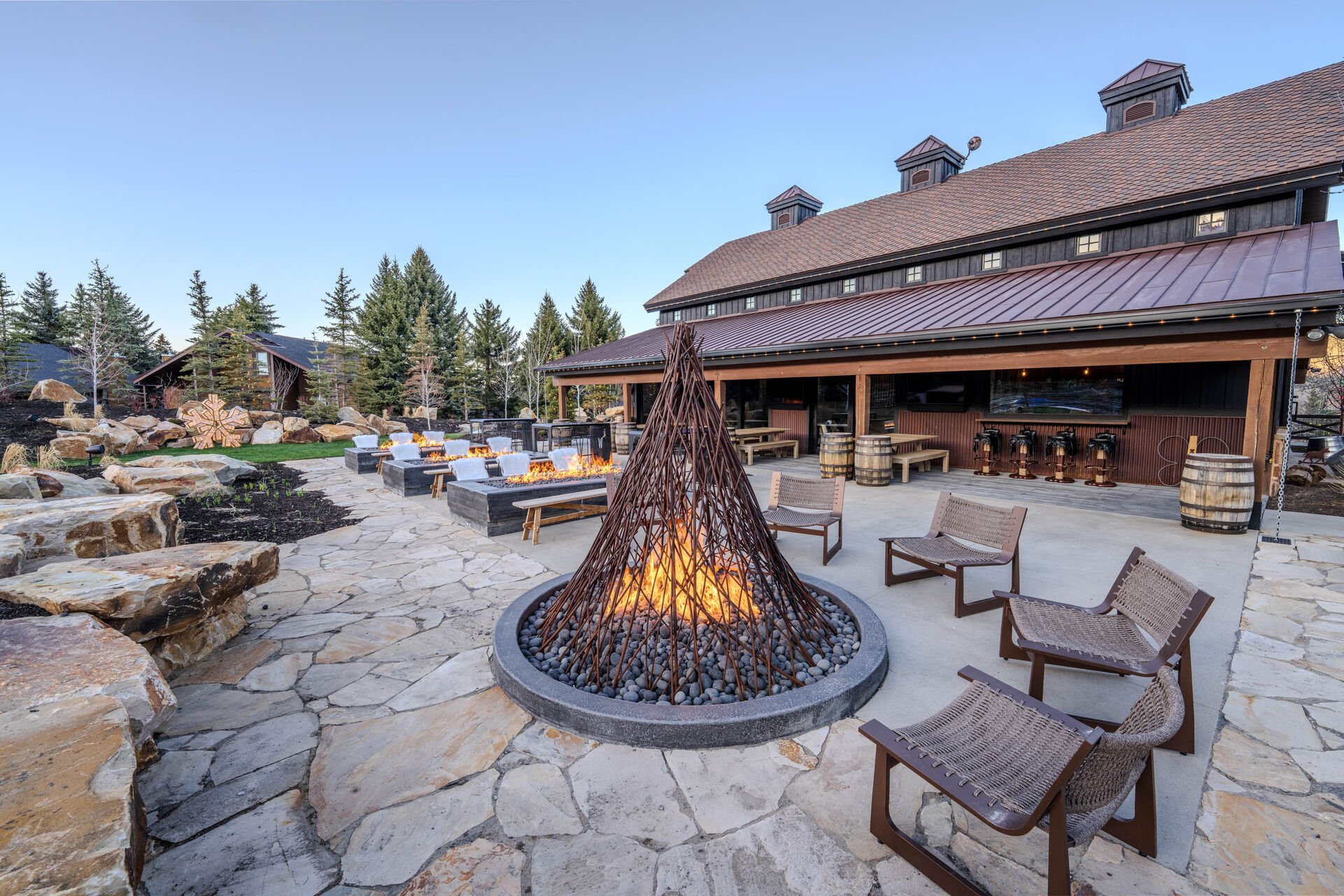 Great patio for celebrations