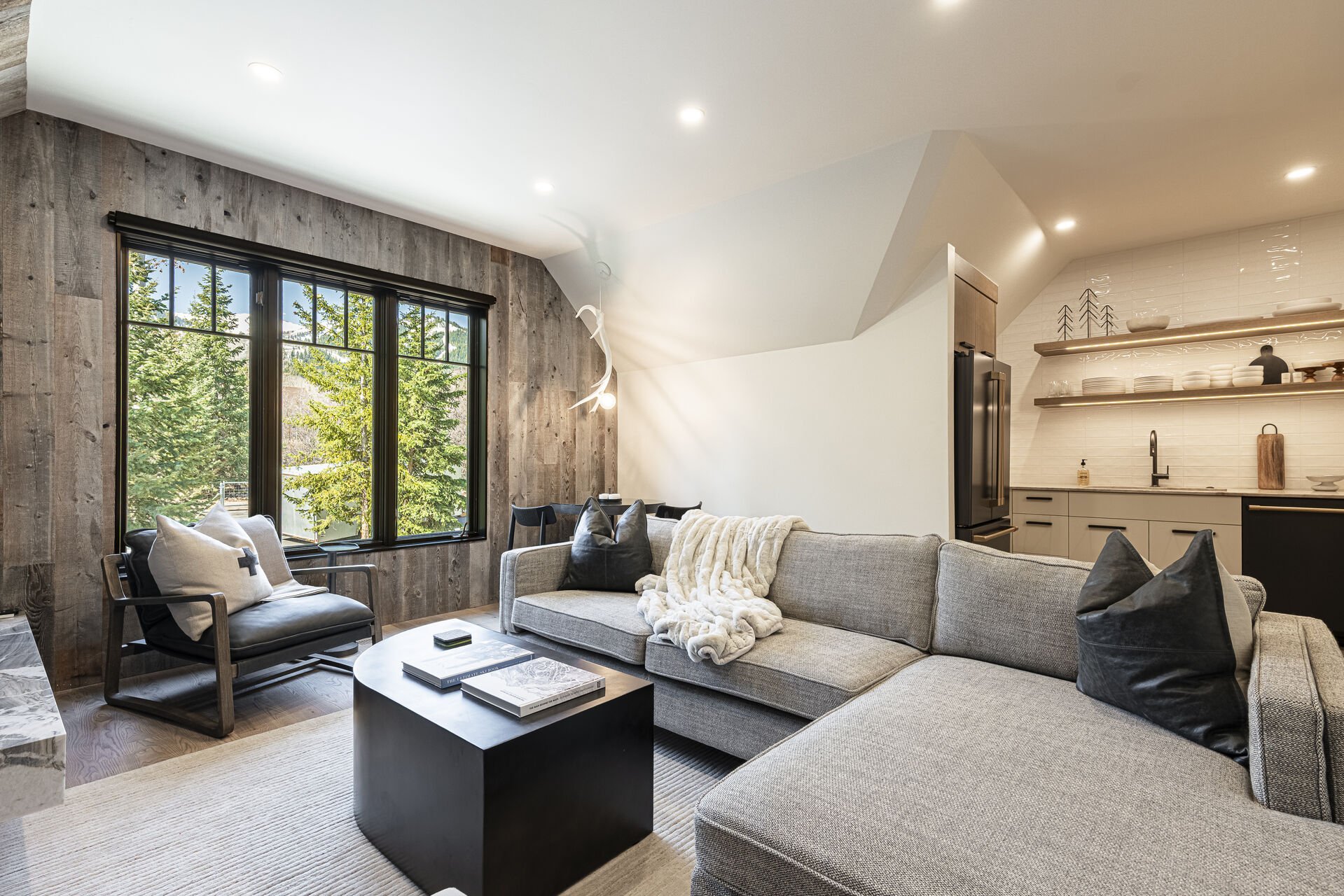 Iron Mountain Loft - Sectional sofa with a chaise