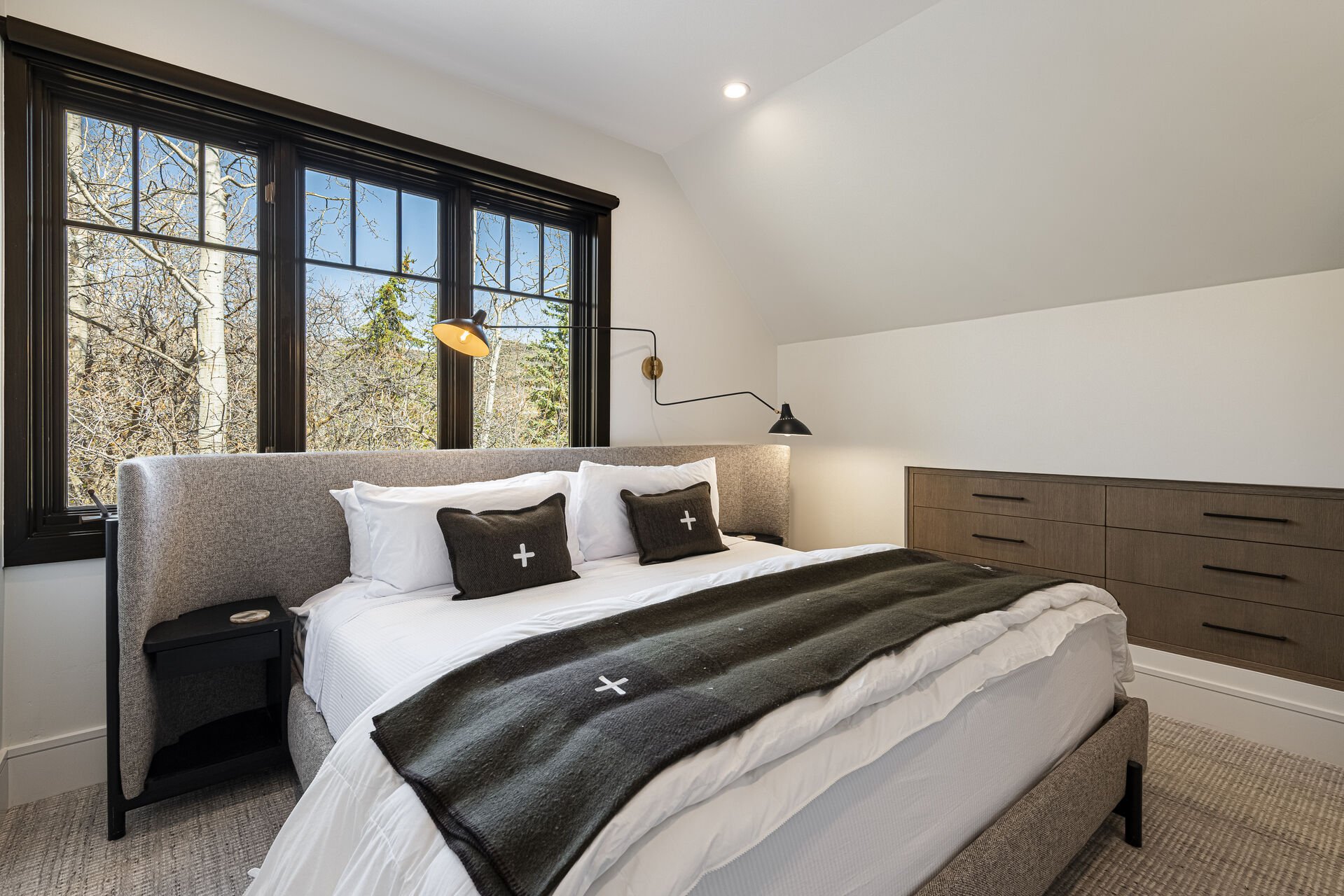 Iron Mountain Loft - Primary Bedroom 10 with a king bed and wall storage